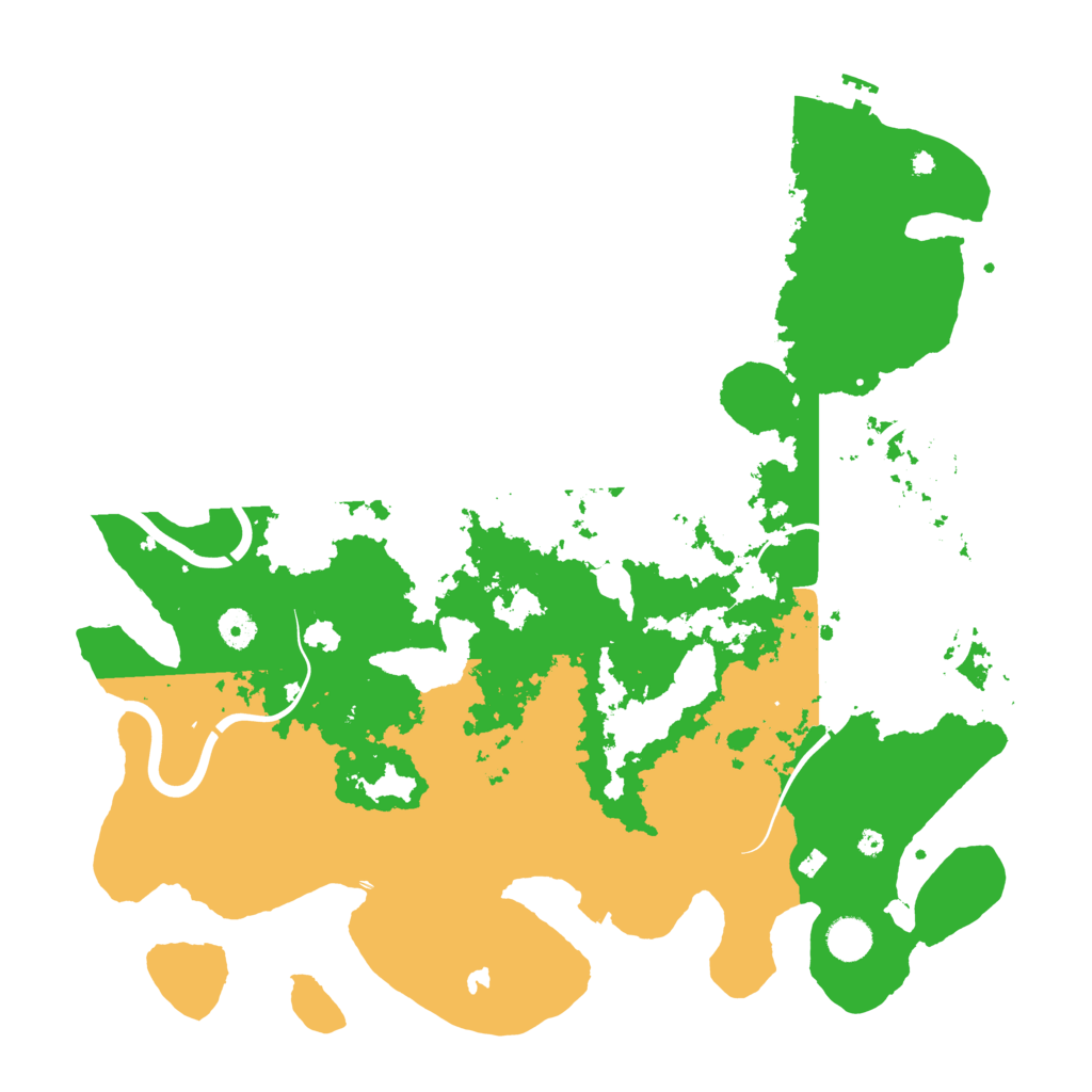 Biome Rust Map: Procedural Map, Size: 4300, Seed: 237289752