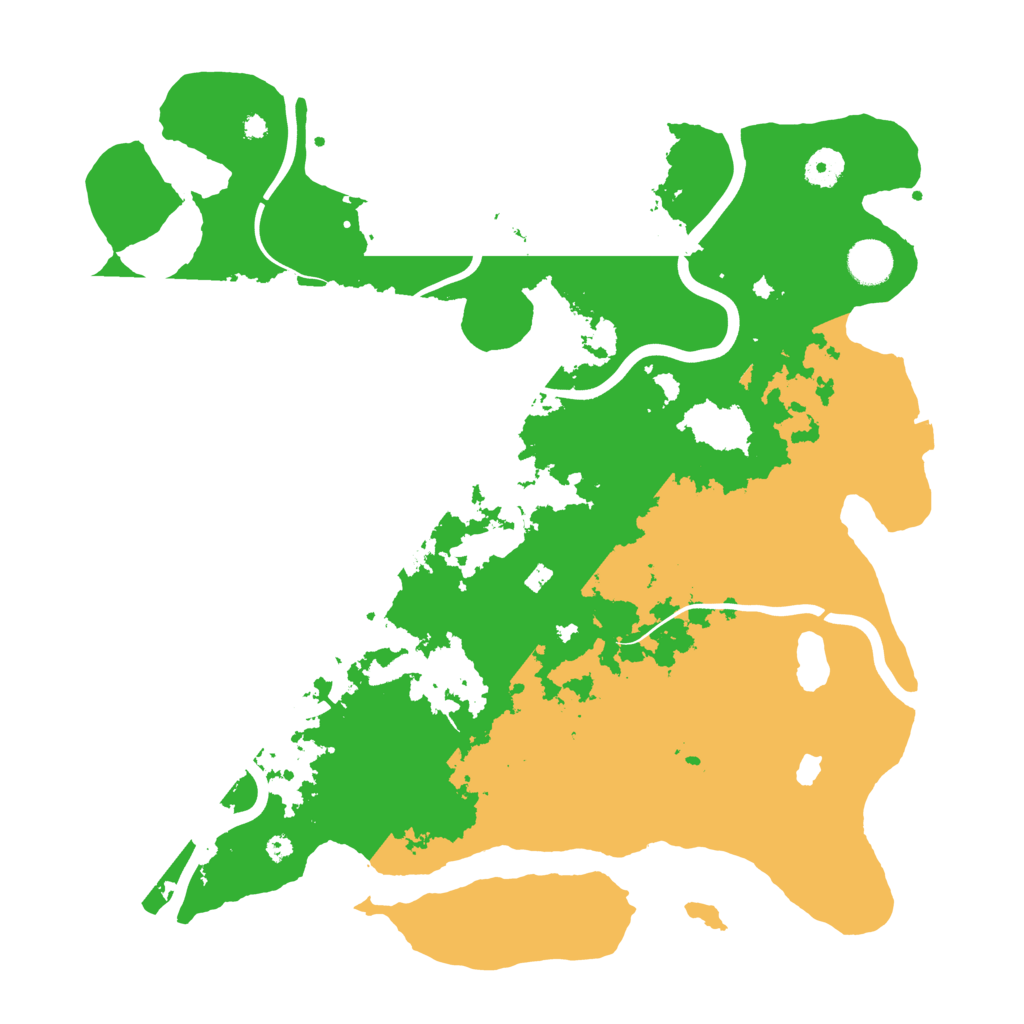 Biome Rust Map: Procedural Map, Size: 4000, Seed: 49478