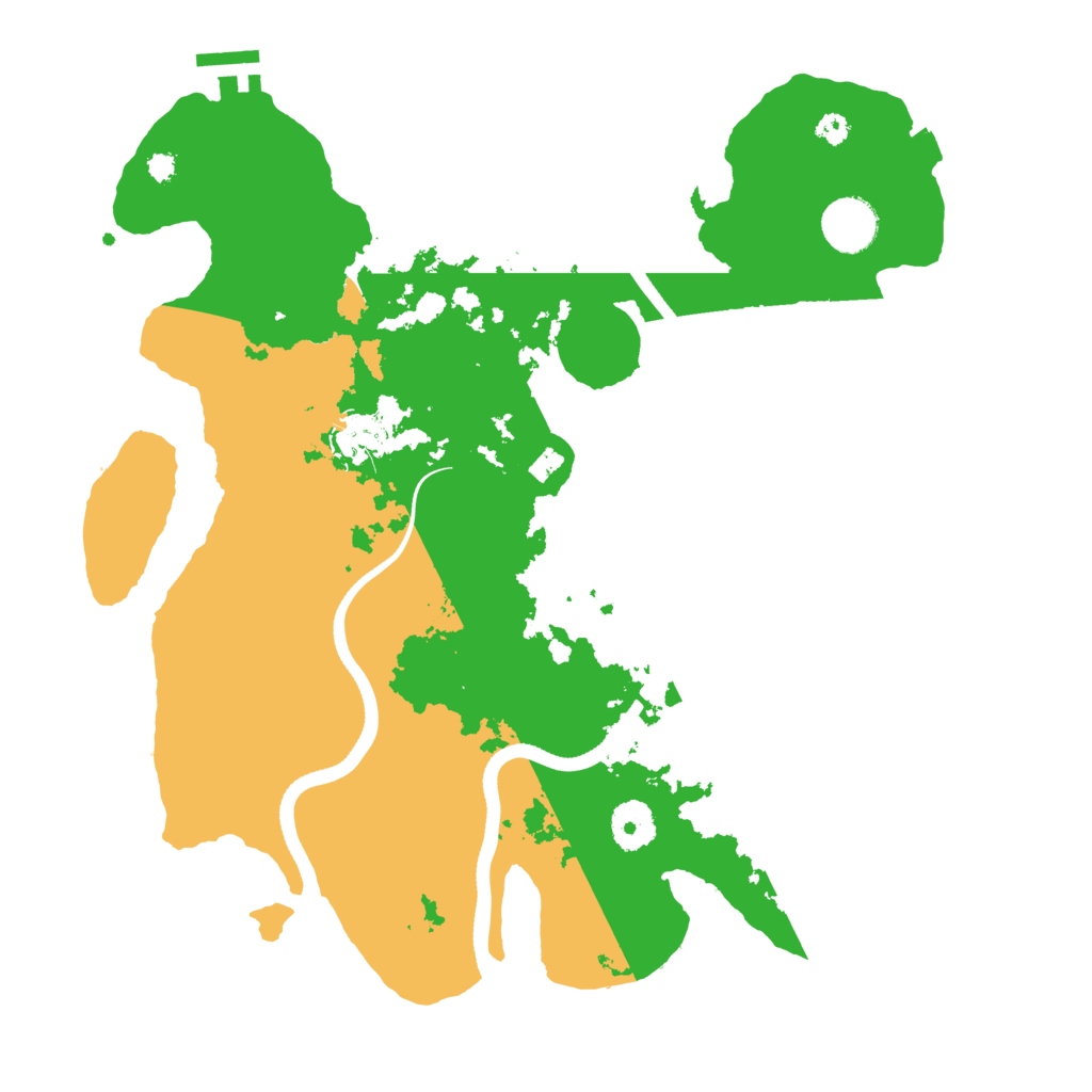 Biome Rust Map: Procedural Map, Size: 3500, Seed: 1374587691