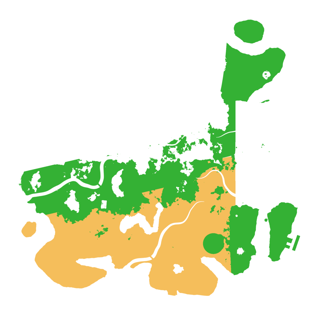 Biome Rust Map: Procedural Map, Size: 4000, Seed: 8752