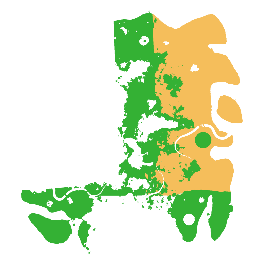Biome Rust Map: Procedural Map, Size: 4250, Seed: 1992143780