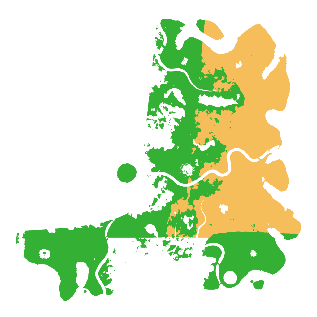 Biome Rust Map: Procedural Map, Size: 4500, Seed: 756622340