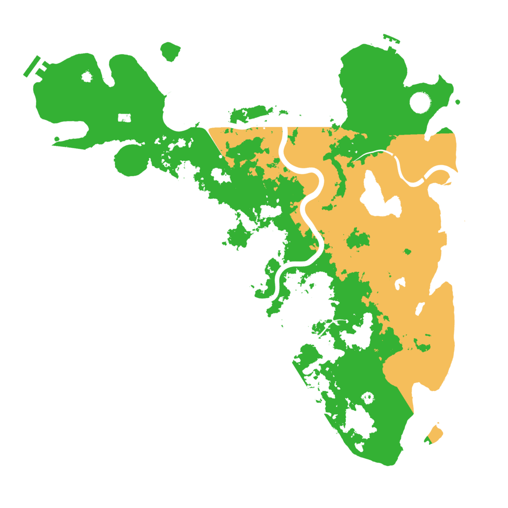 Biome Rust Map: Procedural Map, Size: 4250, Seed: 95765499