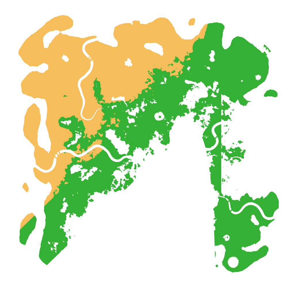 Biome Rust Map: Procedural Map, Size: 4800, Seed: 491434860