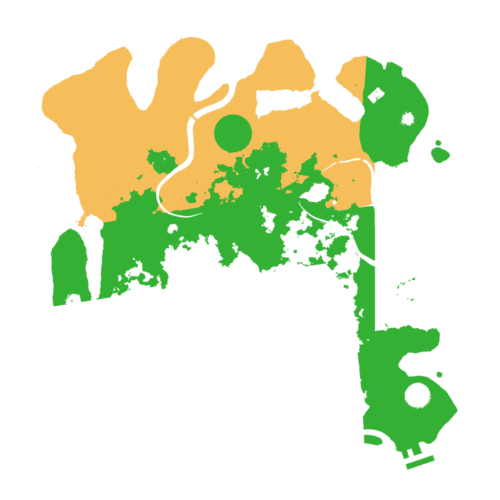 Biome Rust Map: Procedural Map, Size: 3500, Seed: 856591816