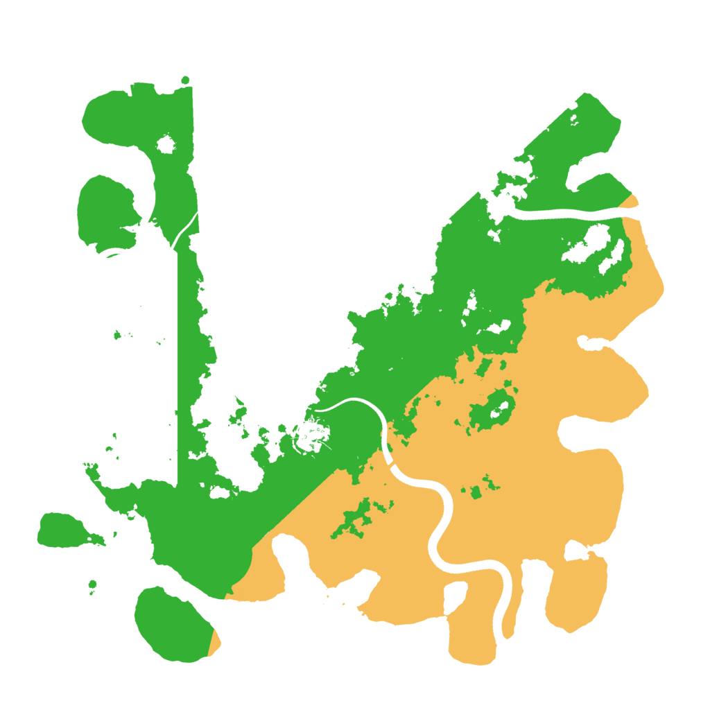 Biome Rust Map: Procedural Map, Size: 3500, Seed: 478137055