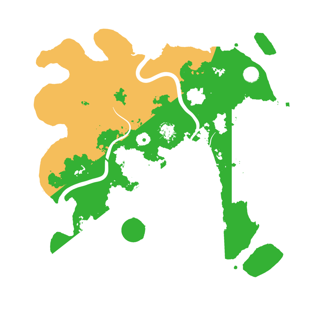 Biome Rust Map: Procedural Map, Size: 3500, Seed: 1676376667