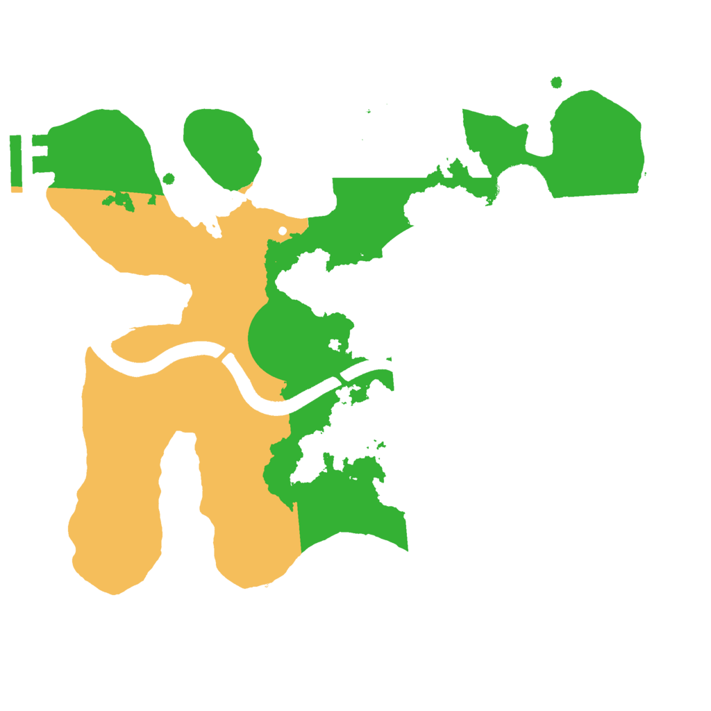 Biome Rust Map: Procedural Map, Size: 2500, Seed: 192847