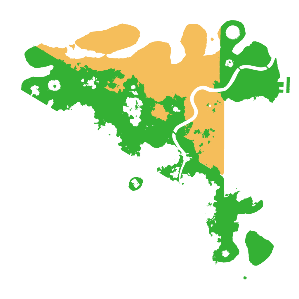Biome Rust Map: Procedural Map, Size: 3800, Seed: 48990589