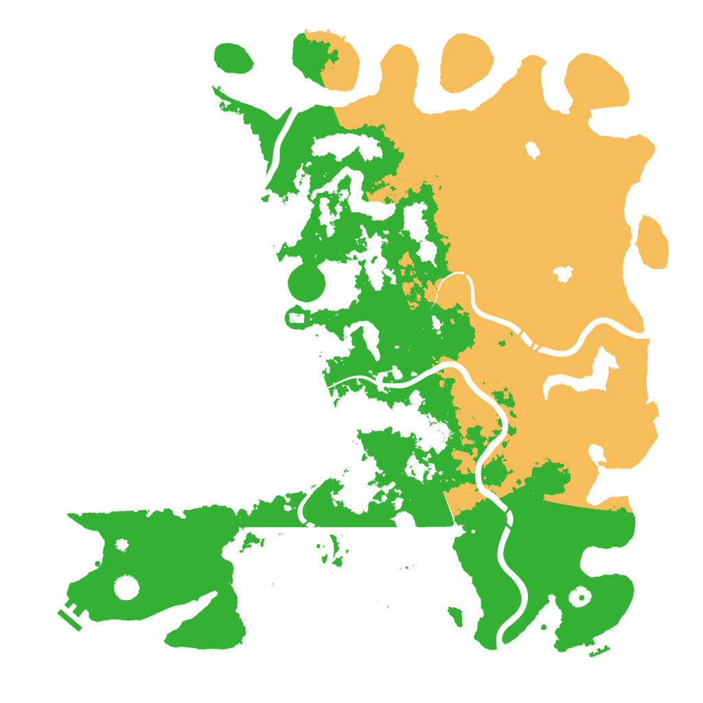 Biome Rust Map: Procedural Map, Size: 5000, Seed: 184736291