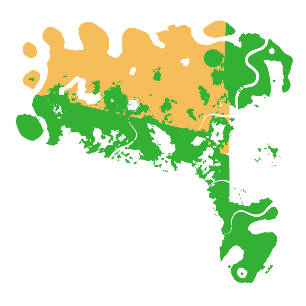Biome Rust Map: Procedural Map, Size: 4500, Seed: 1218487533