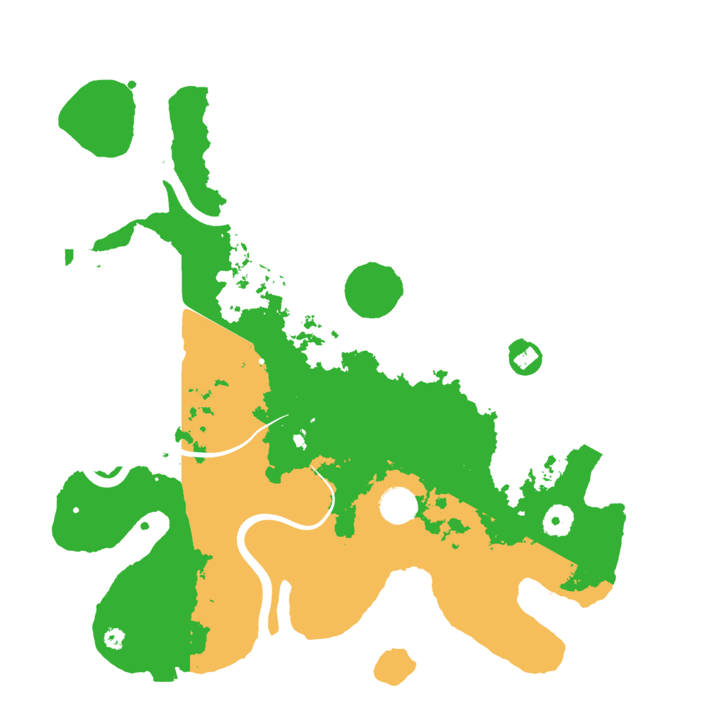 Biome Rust Map: Procedural Map, Size: 3500, Seed: 1065775647