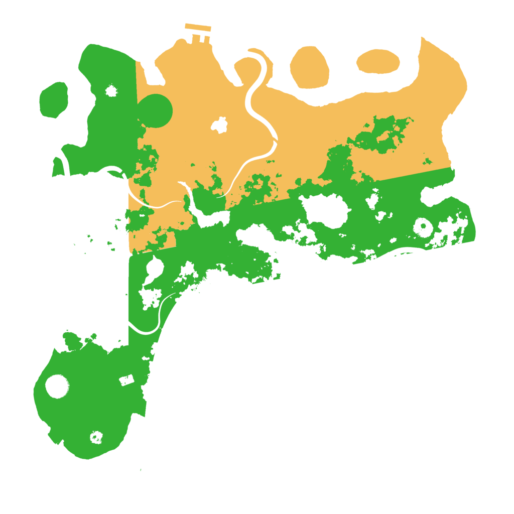 Biome Rust Map: Procedural Map, Size: 4000, Seed: 14608