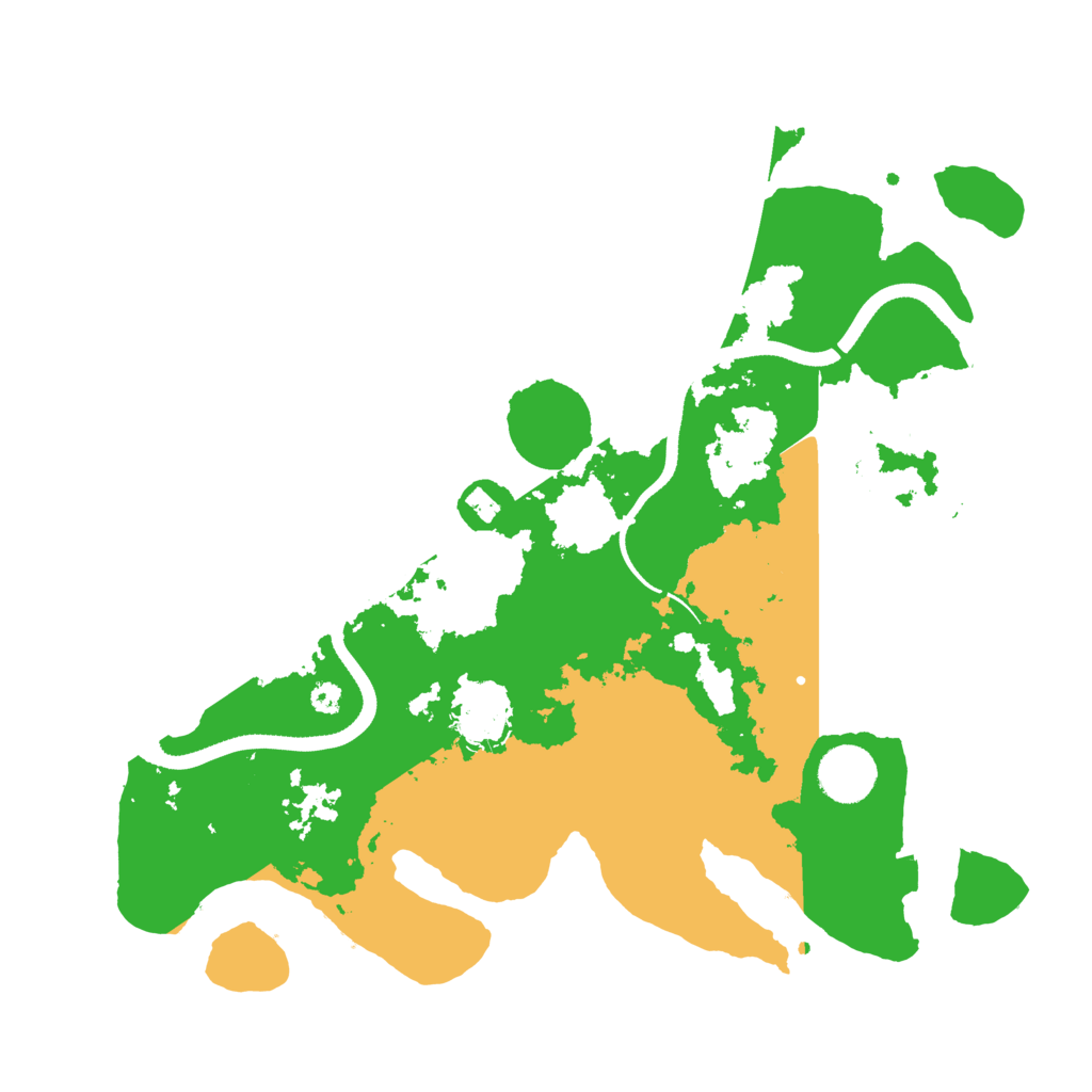 Biome Rust Map: Procedural Map, Size: 3500, Seed: 623815