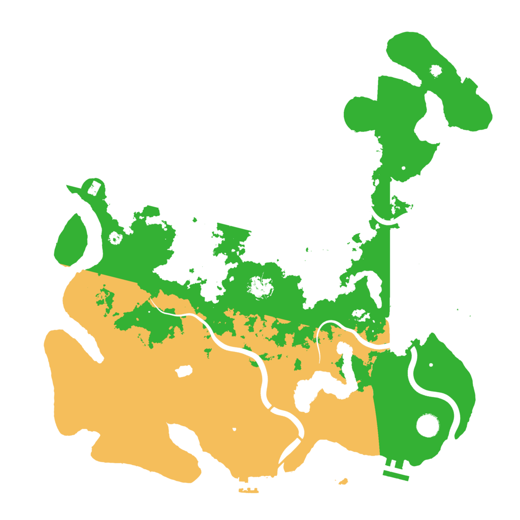 Biome Rust Map: Procedural Map, Size: 4000, Seed: 24263
