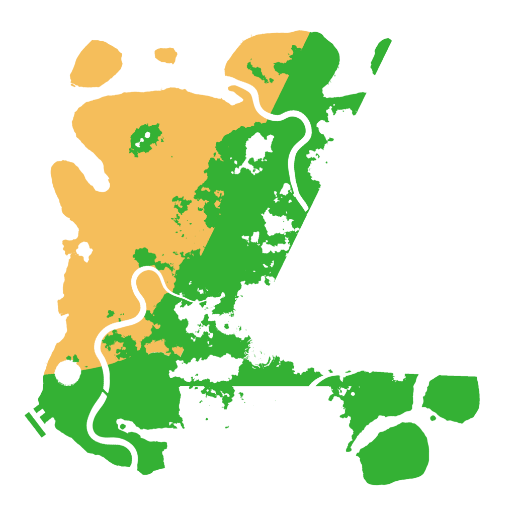 Biome Rust Map: Procedural Map, Size: 3700, Seed: 1810076978