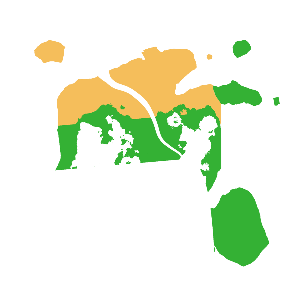 Biome Rust Map: Procedural Map, Size: 2150, Seed: 67030
