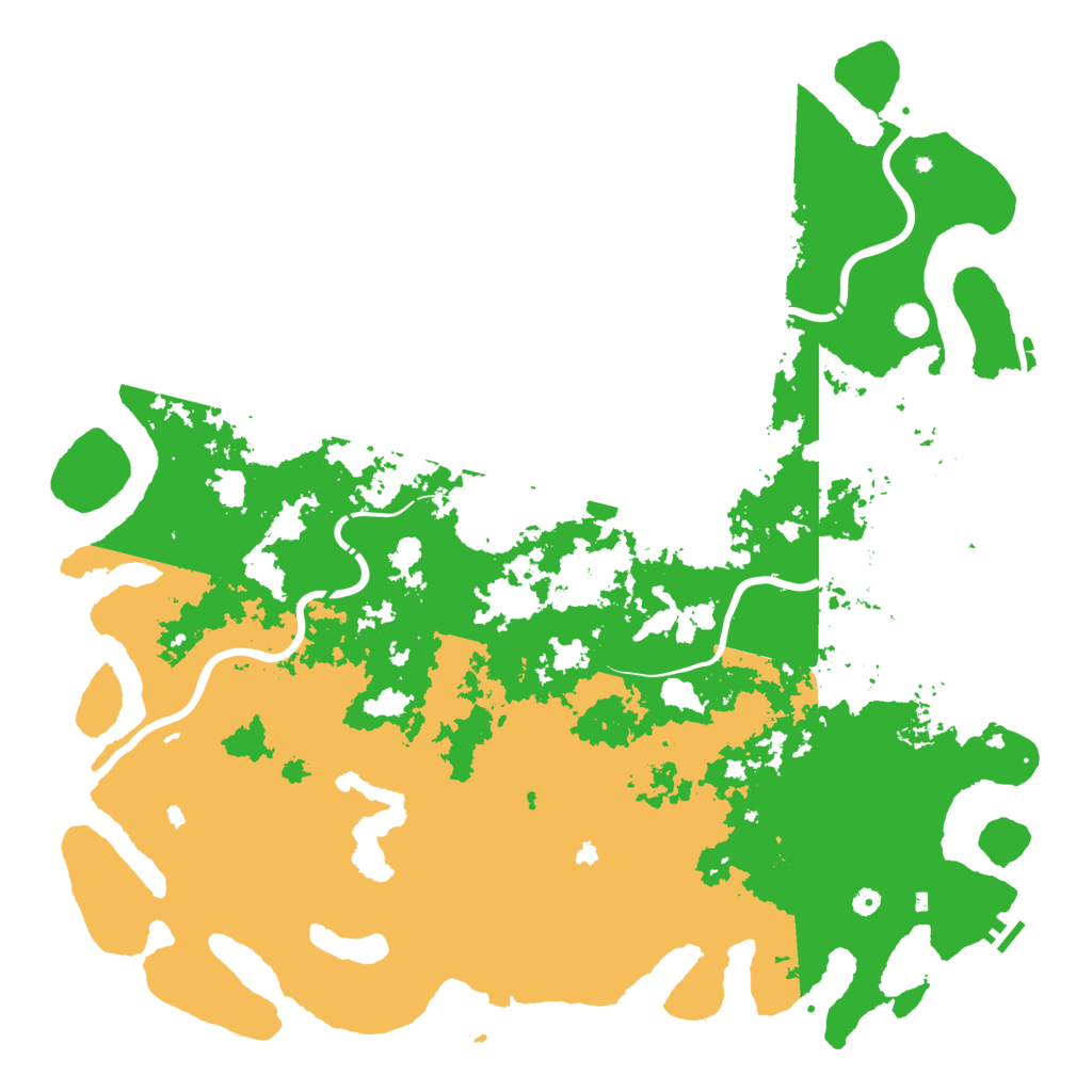 Biome Rust Map: Procedural Map, Size: 6000, Seed: 24263