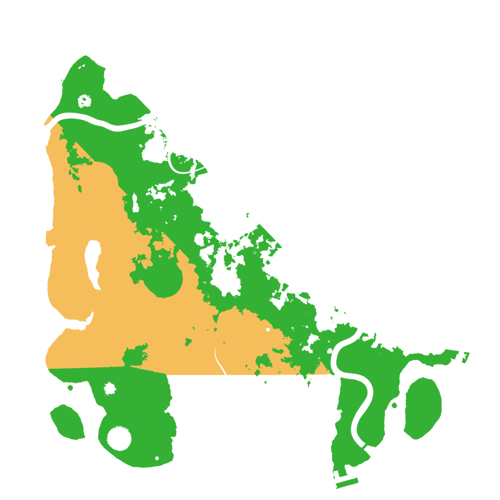 Biome Rust Map: Procedural Map, Size: 3750, Seed: 242378494