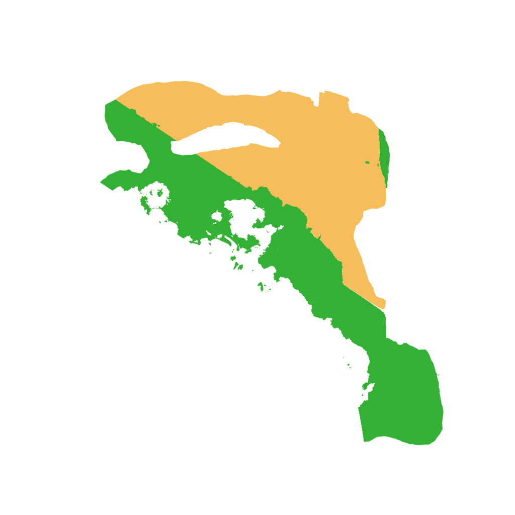 Biome Rust Map: Procedural Map, Size: 2000, Seed: 304211693
