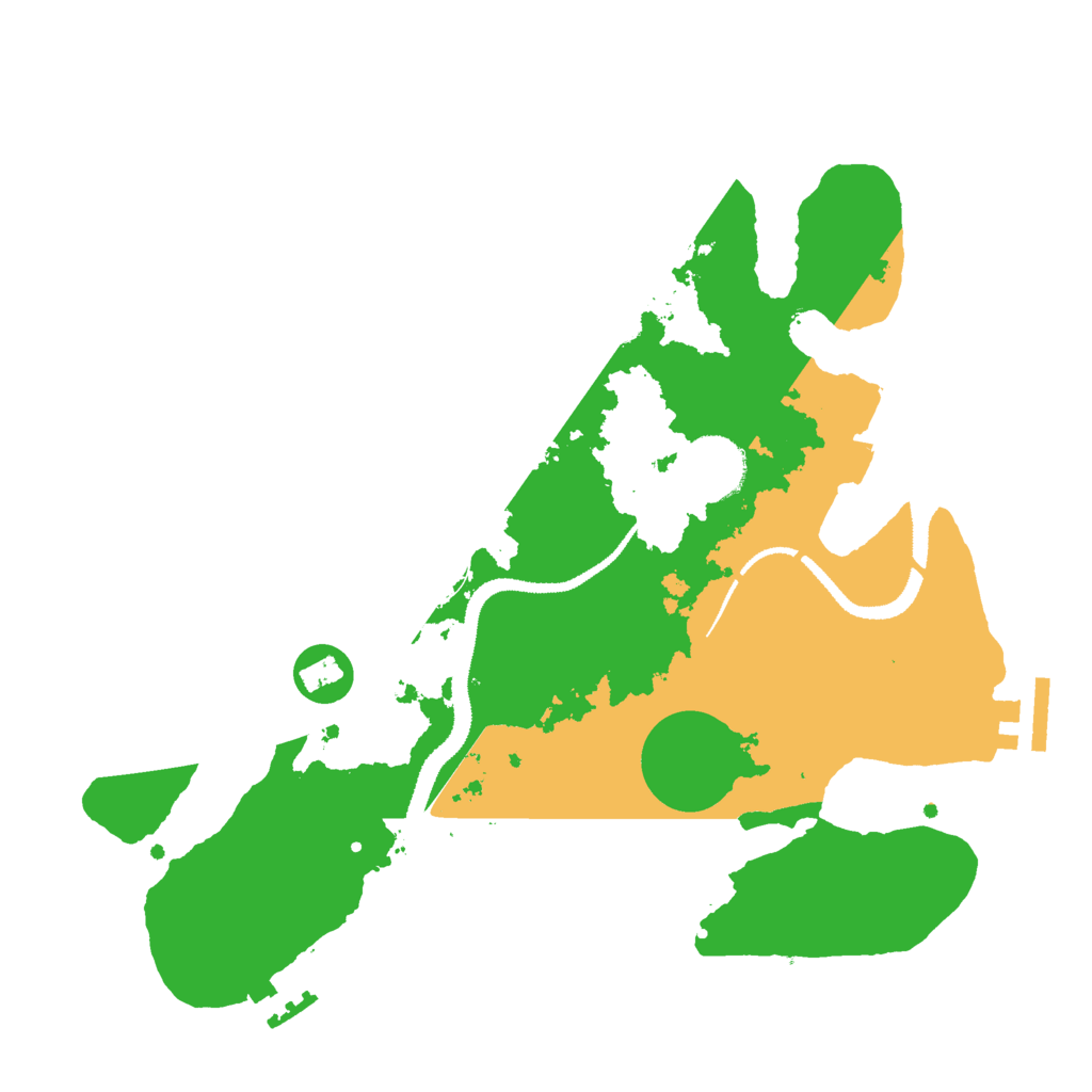 Biome Rust Map: Procedural Map, Size: 3000, Seed: 458916591