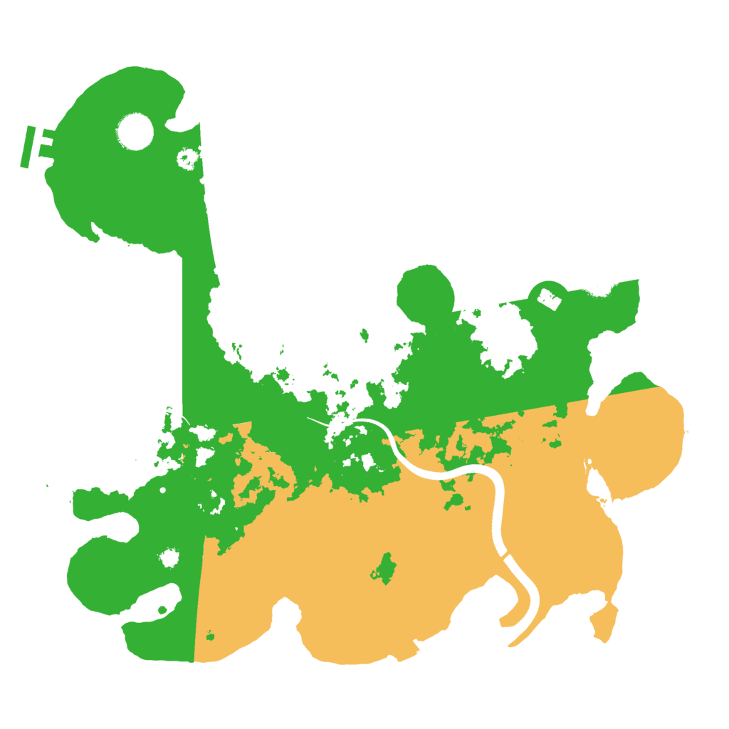 Biome Rust Map: Procedural Map, Size: 3500, Seed: 510131991