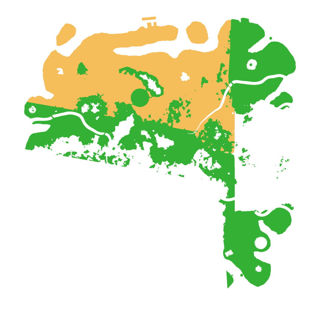 Biome Rust Map: Procedural Map, Size: 4500, Seed: 2134169741