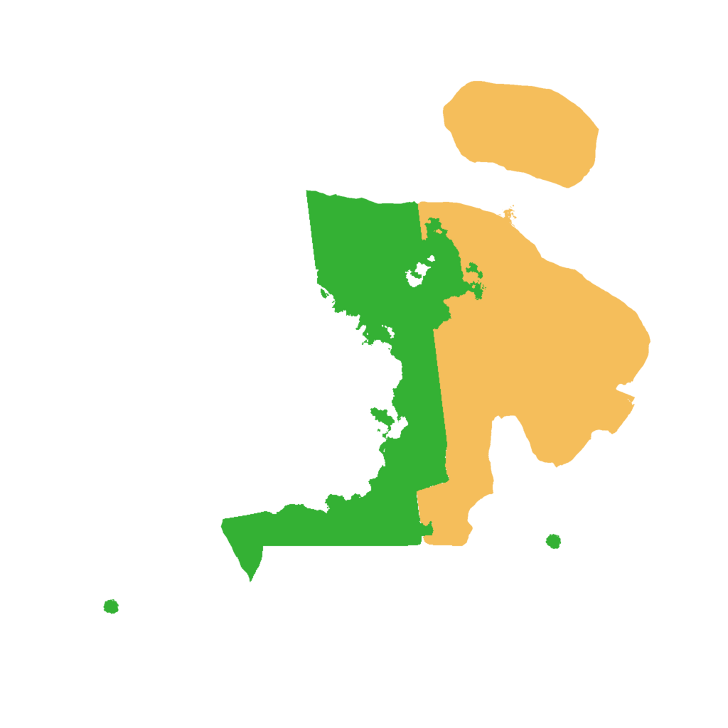 Biome Rust Map: Procedural Map, Size: 2000, Seed: 49489