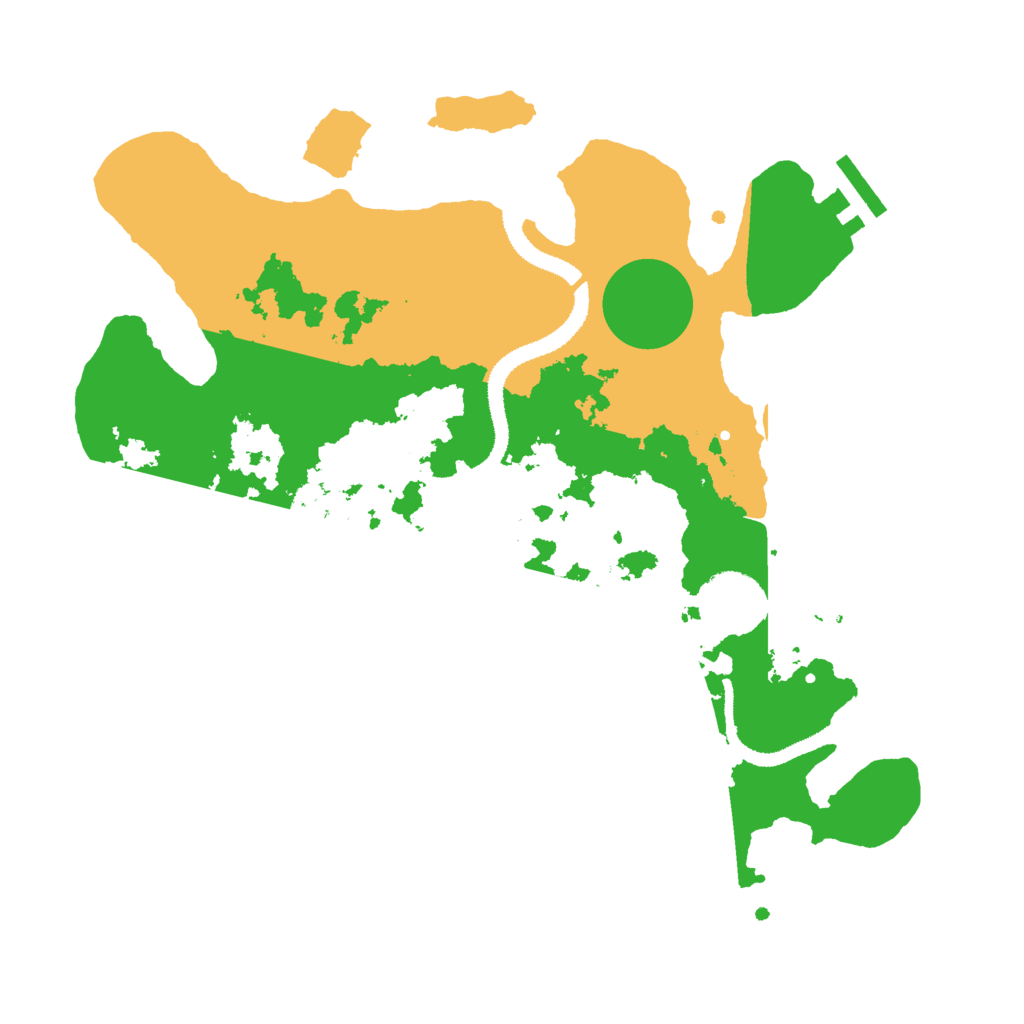 Biome Rust Map: Procedural Map, Size: 3000, Seed: 388209789