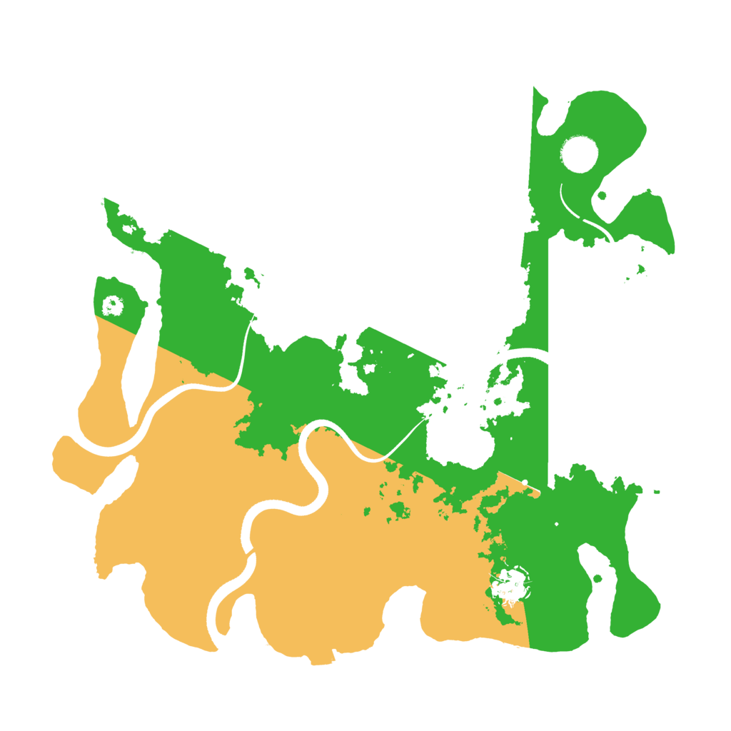 Biome Rust Map: Procedural Map, Size: 3500, Seed: 548813632