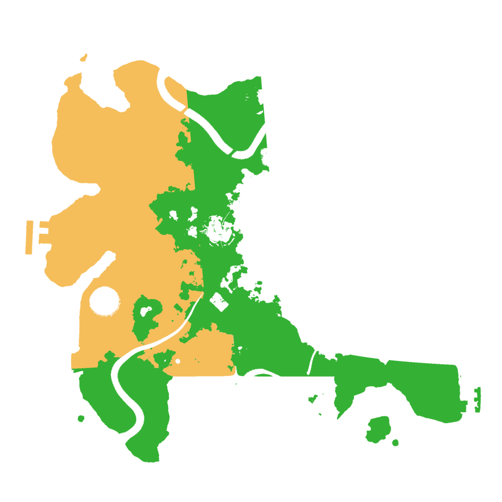 Biome Rust Map: Procedural Map, Size: 3000, Seed: 22600
