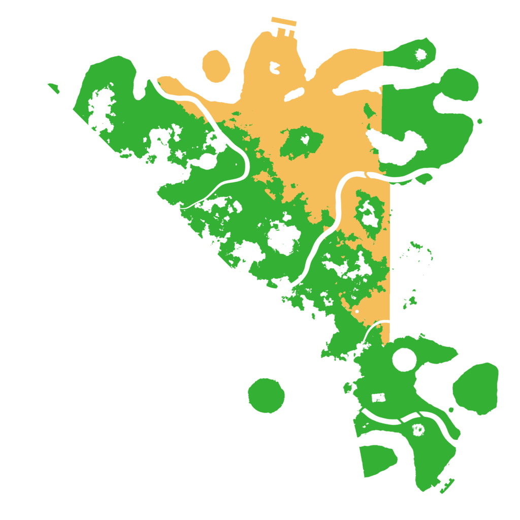 Biome Rust Map: Procedural Map, Size: 4200, Seed: 202608151