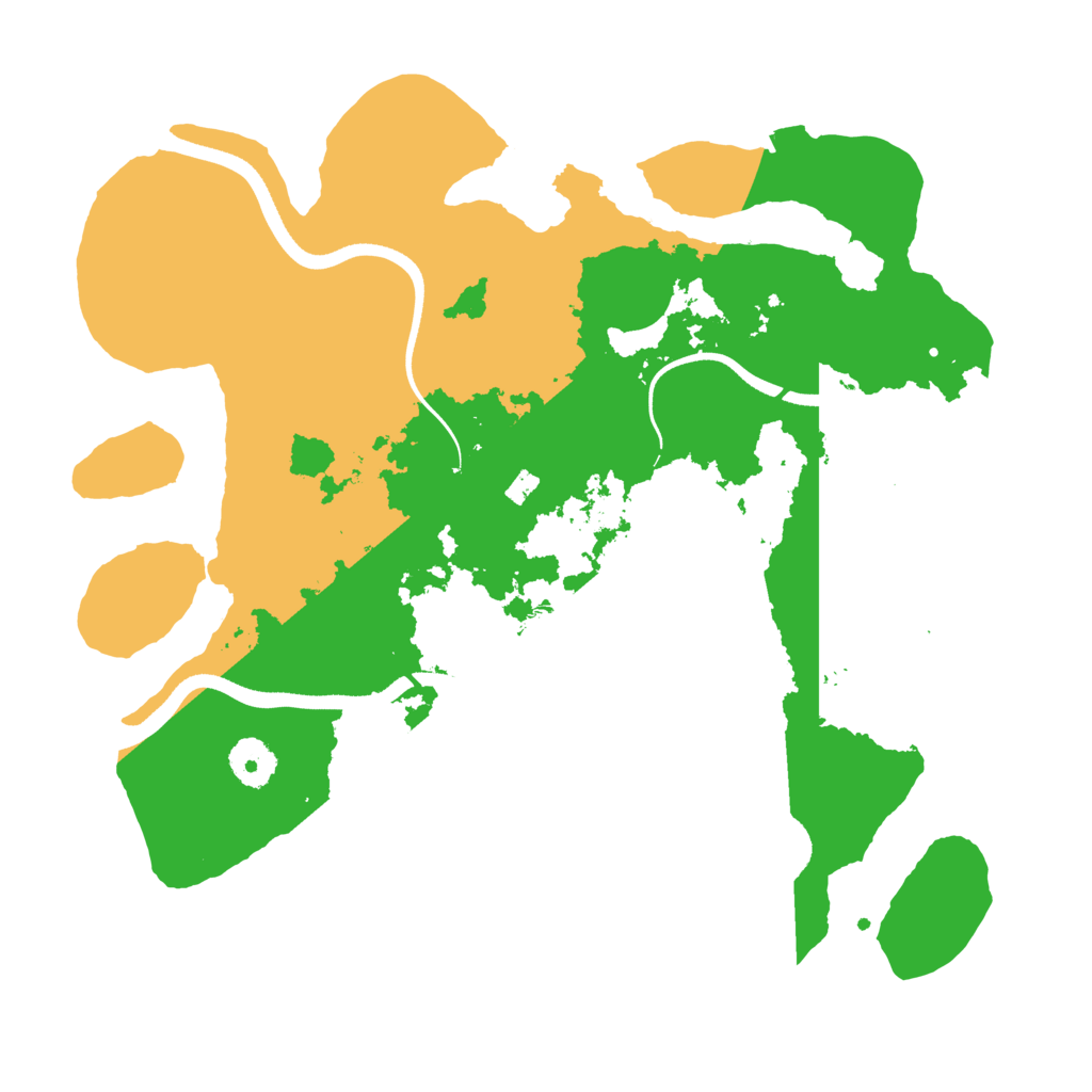 Biome Rust Map: Procedural Map, Size: 3500, Seed: 1908155721