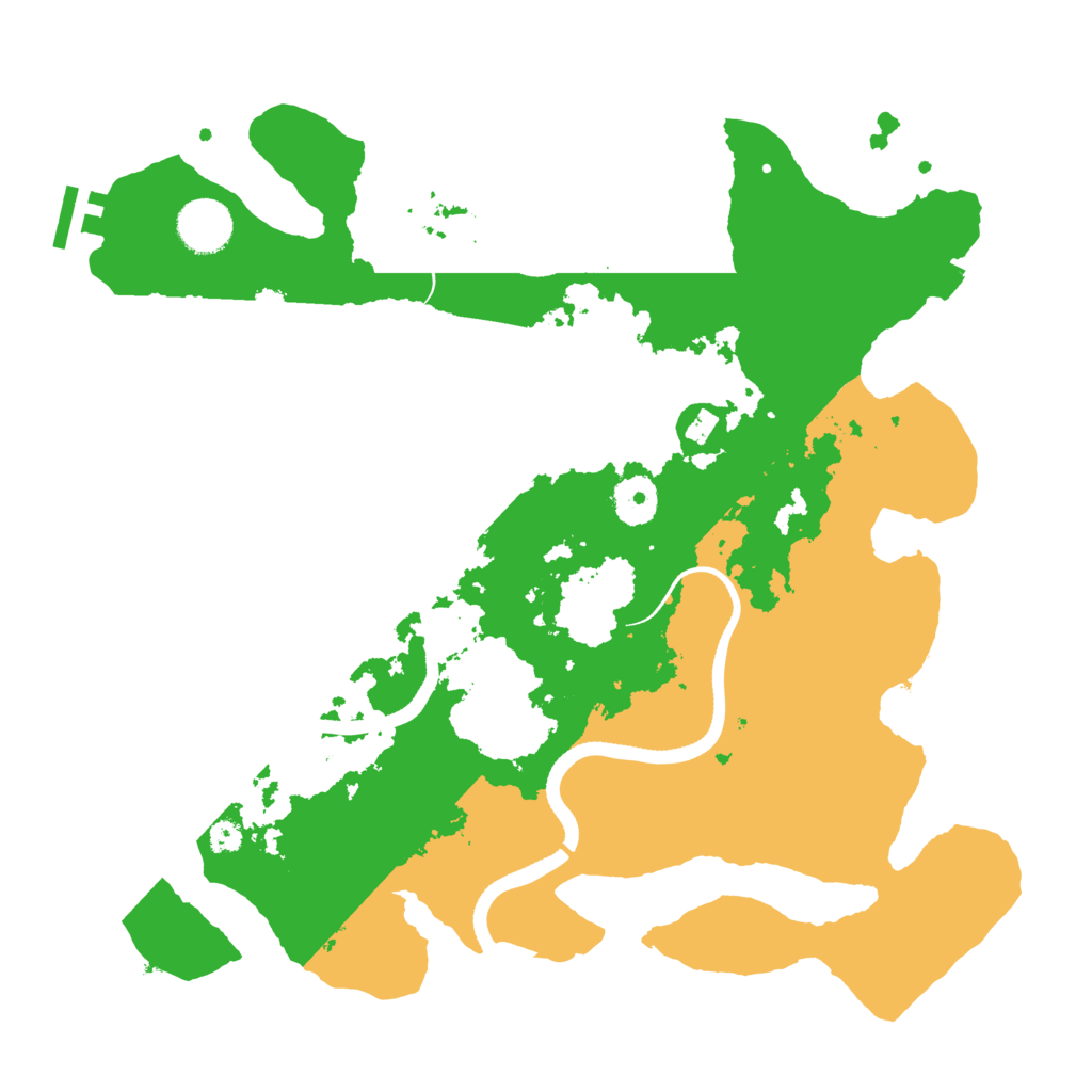 Biome Rust Map: Procedural Map, Size: 3500, Seed: 854912