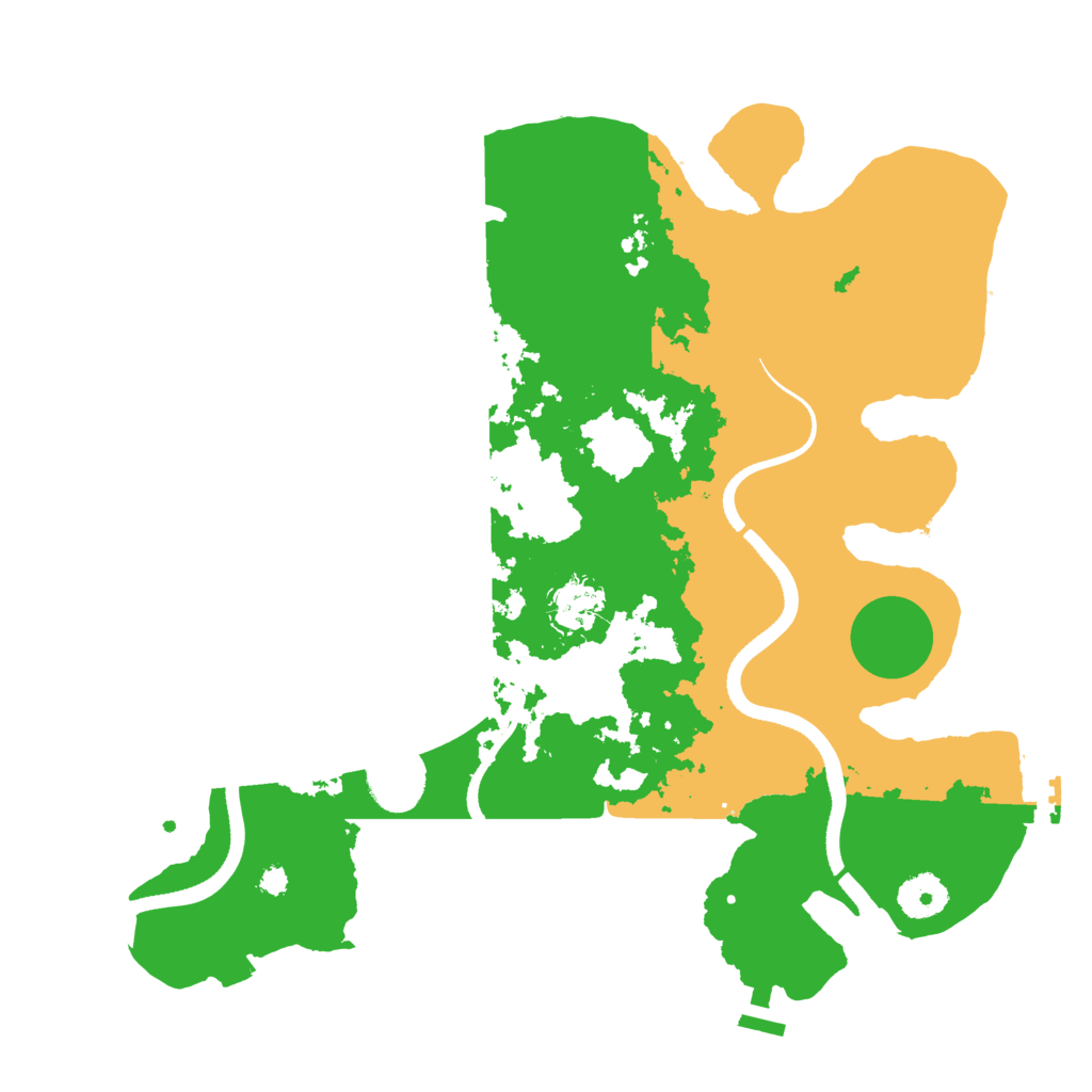 Biome Rust Map: Procedural Map, Size: 3500, Seed: 1300092763