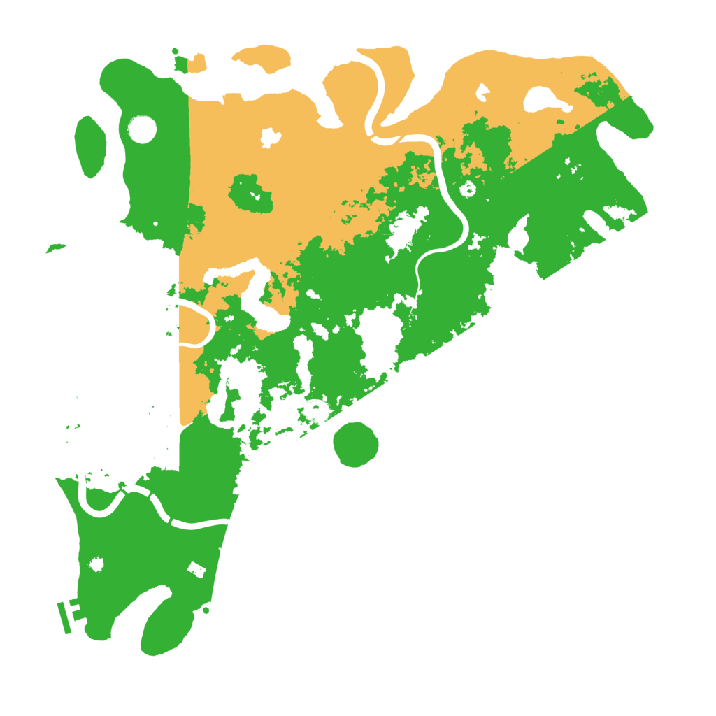 Biome Rust Map: Procedural Map, Size: 4500, Seed: 889168181