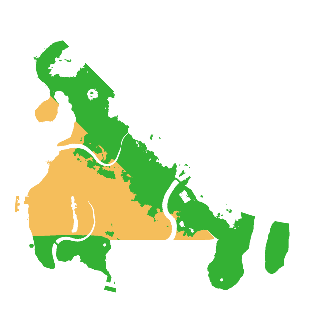 Biome Rust Map: Procedural Map, Size: 3000, Seed: 2342356