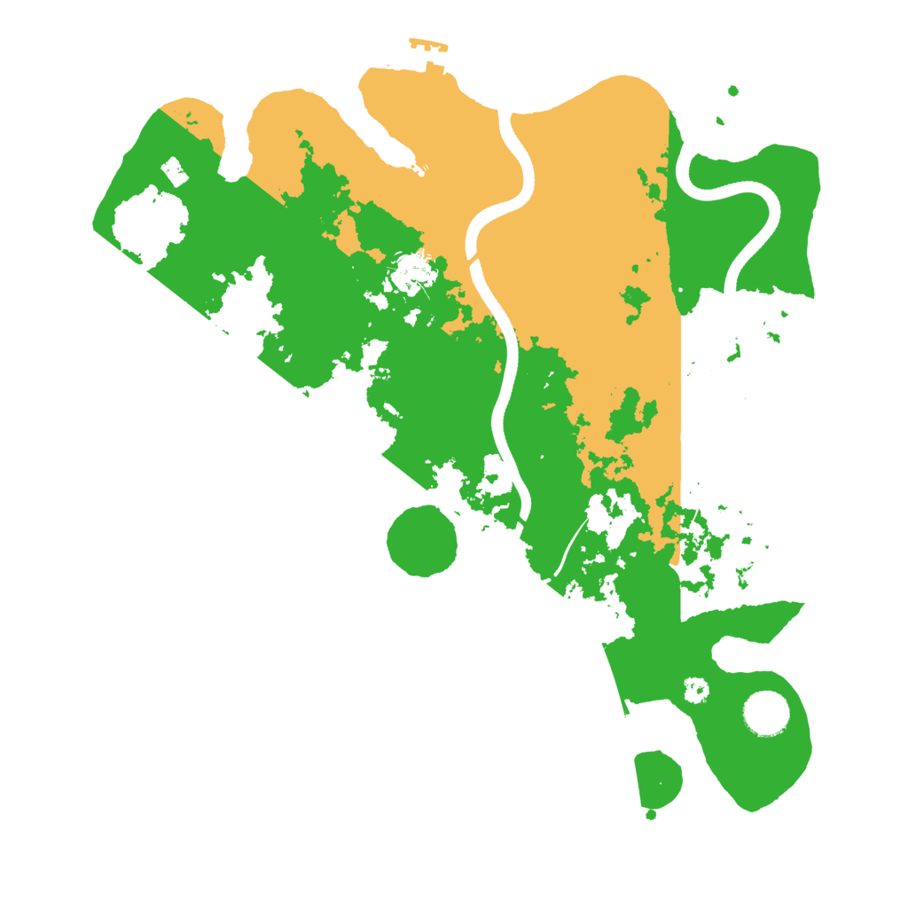 Biome Rust Map: Procedural Map, Size: 3500, Seed: 516692045