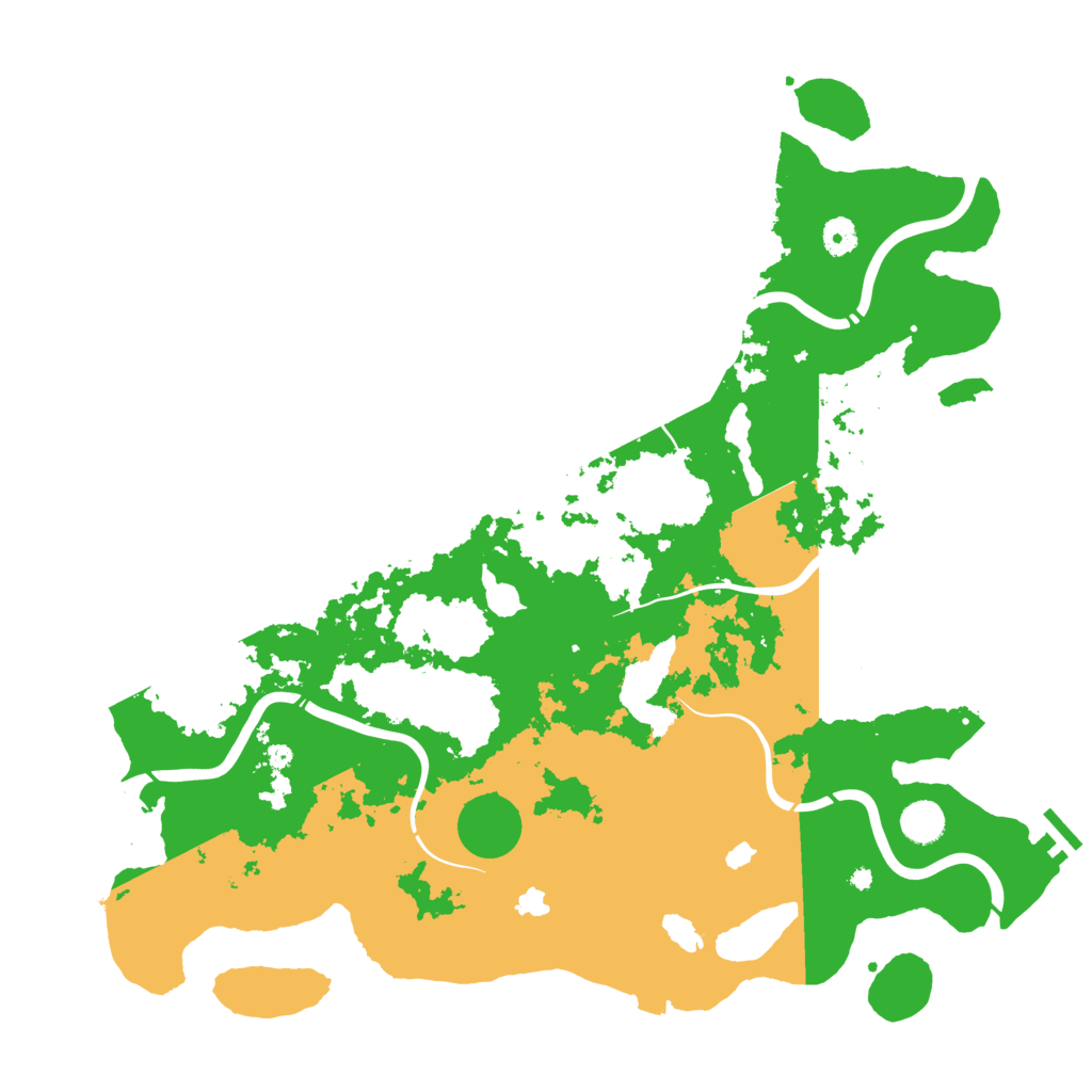 Biome Rust Map: Procedural Map, Size: 4500, Seed: 87771214