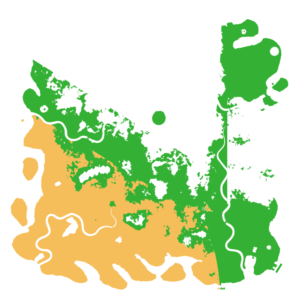 Biome Rust Map: Procedural Map, Size: 6000, Seed: 287065097