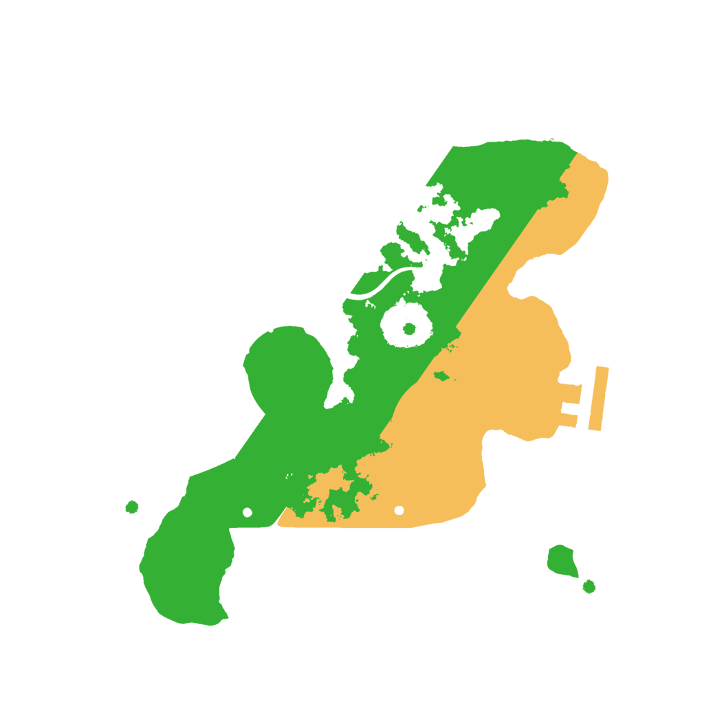 Biome Rust Map: Procedural Map, Size: 2222, Seed: 1381259680