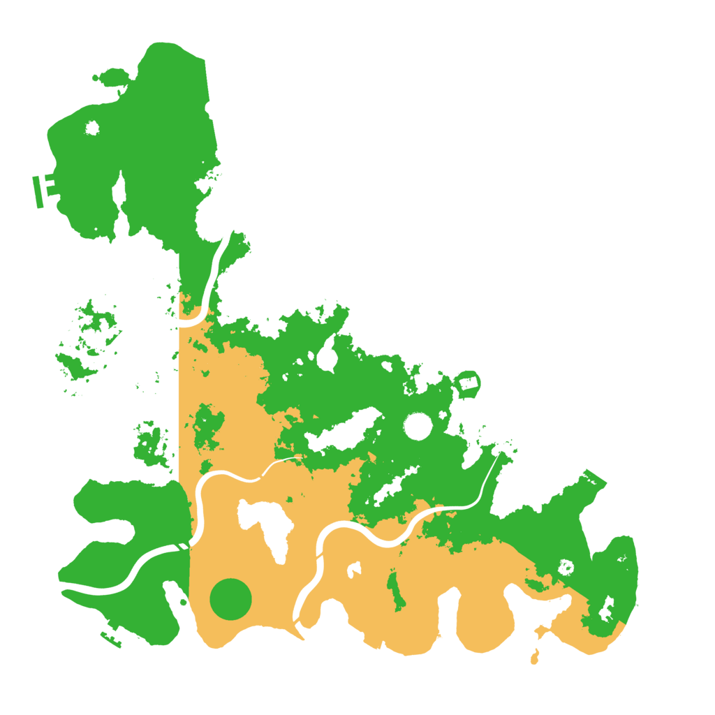 Biome Rust Map: Procedural Map, Size: 4500, Seed: 6613244