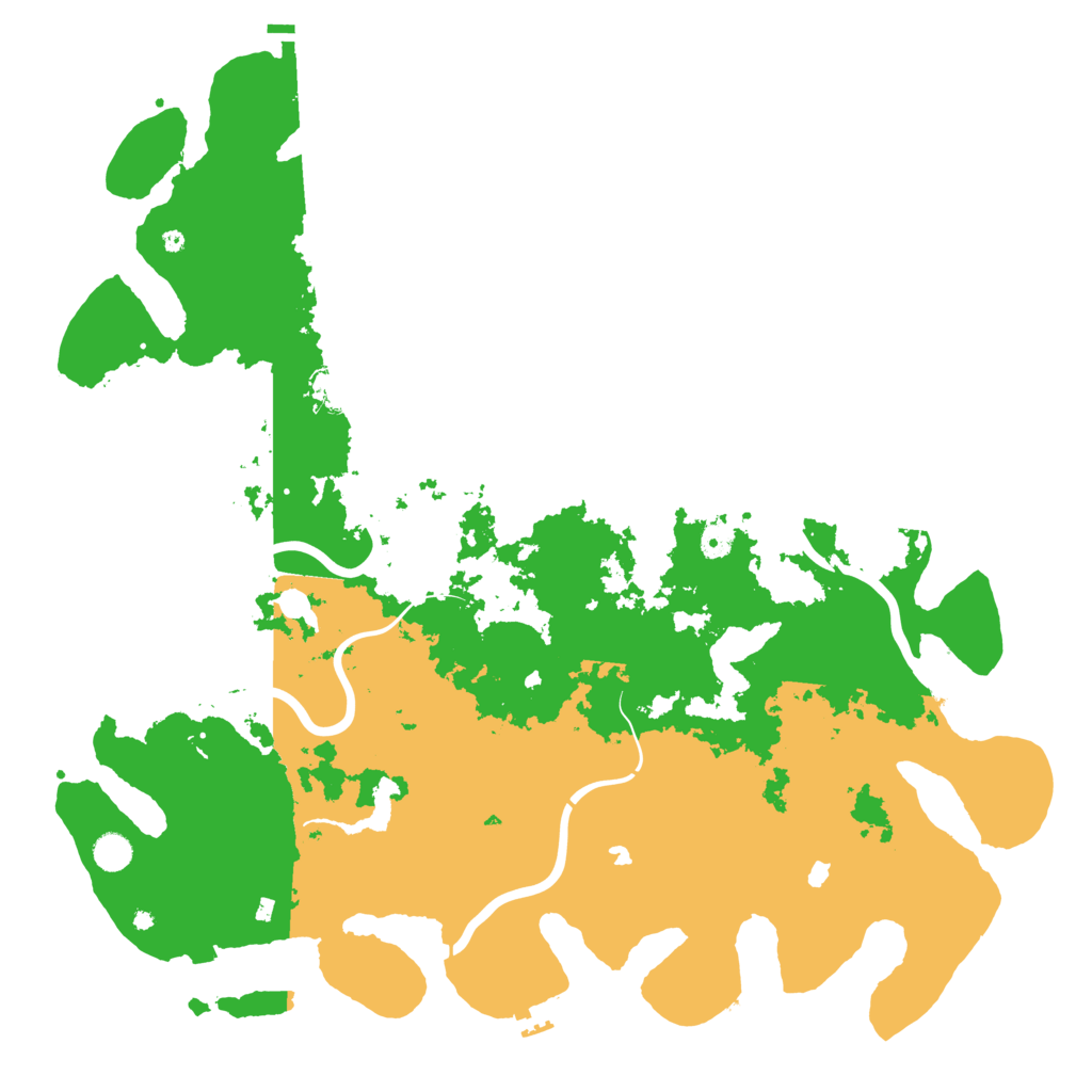 Biome Rust Map: Procedural Map, Size: 5000, Seed: 64697164