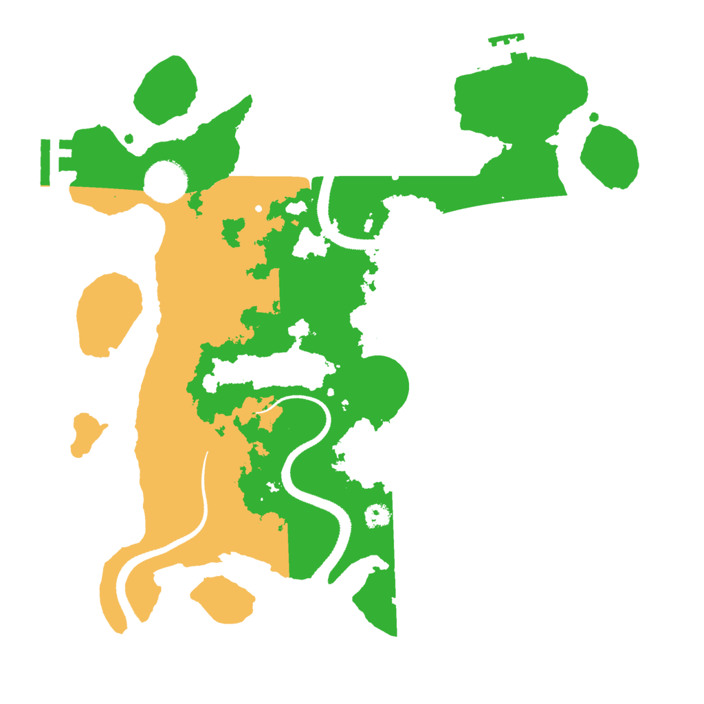 Biome Rust Map: Procedural Map, Size: 3000, Seed: 1167406655