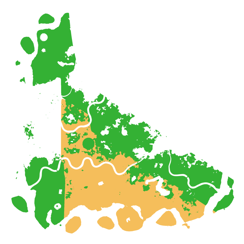 Biome Rust Map: Procedural Map, Size: 5600, Seed: 1981169418