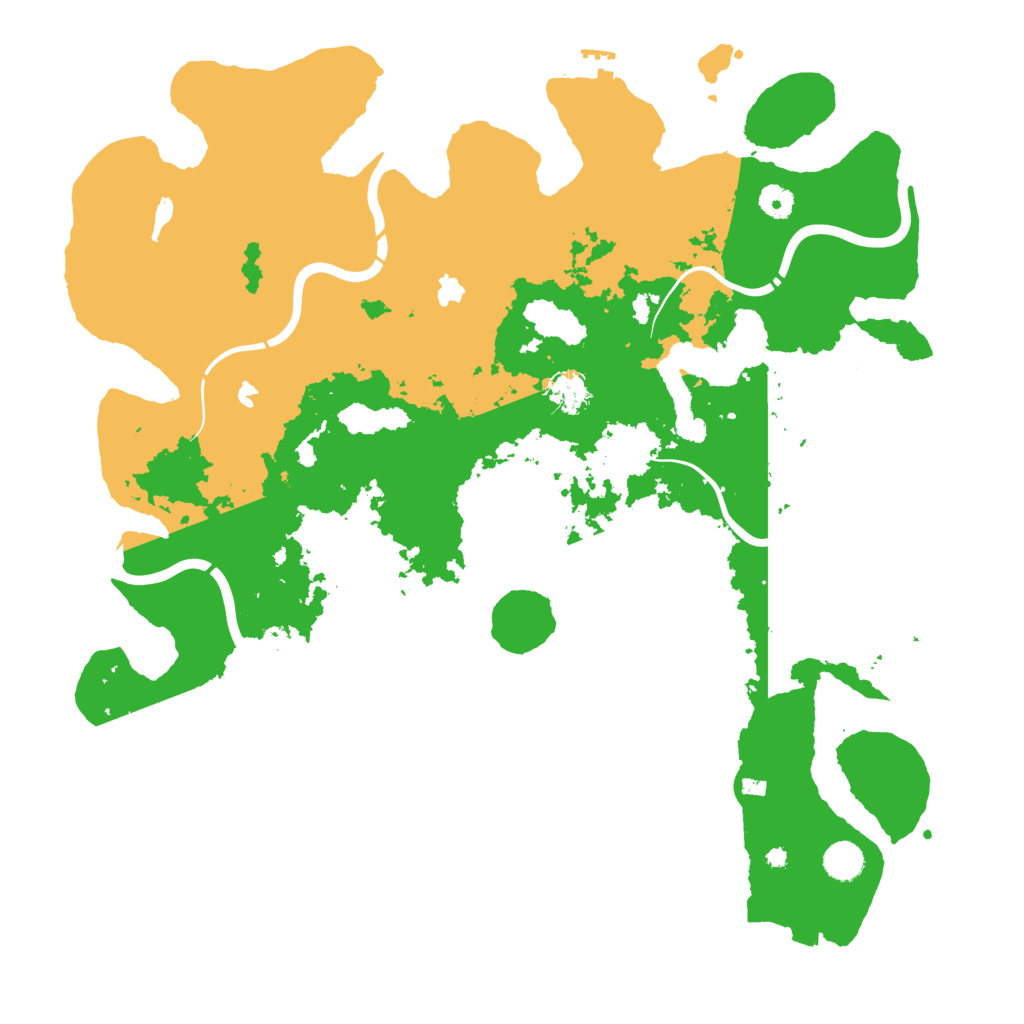 Biome Rust Map: Procedural Map, Size: 4500, Seed: 53229