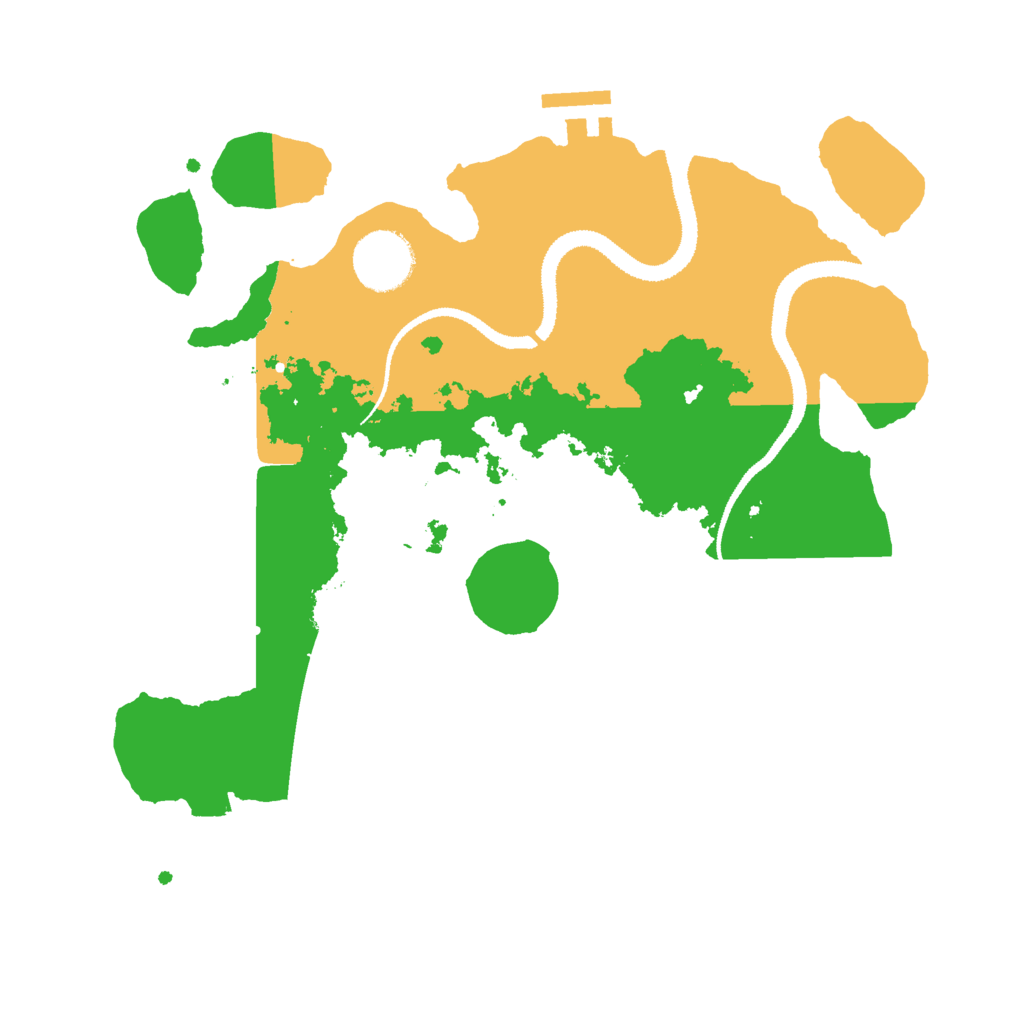 Biome Rust Map: Procedural Map, Size: 3000, Seed: 22334