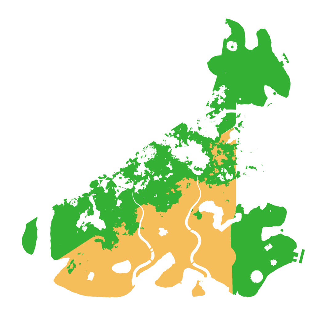 Biome Rust Map: Procedural Map, Size: 4500, Seed: 1015479671