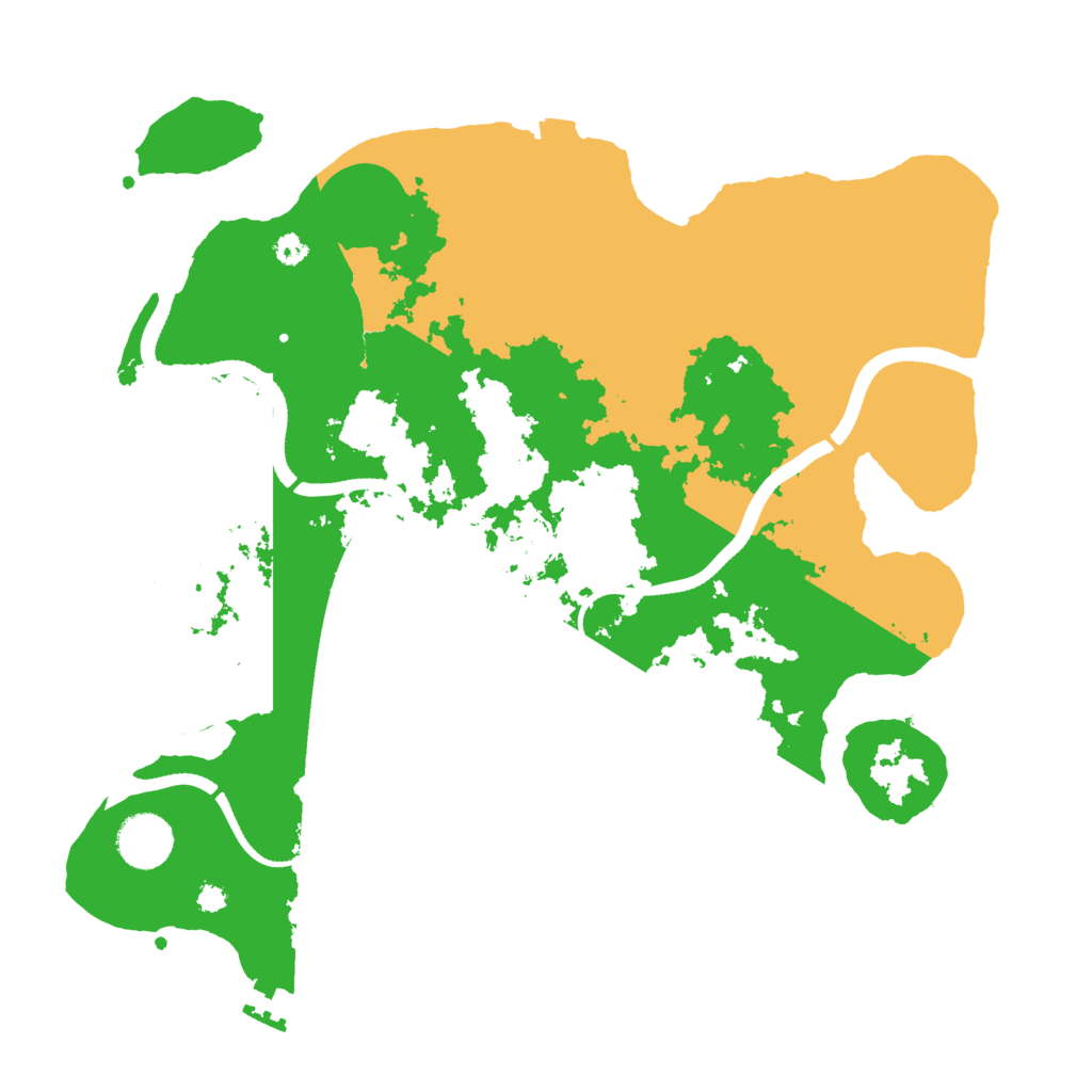 Biome Rust Map: Procedural Map, Size: 3500, Seed: 821768789