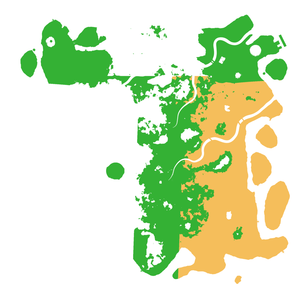 Biome Rust Map: Procedural Map, Size: 4800, Seed: 412990592